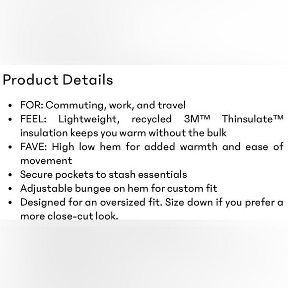 ❄️ATHLETA WHISPER WEIGHT FEATHERLESS QUILTED PUFFER JACKET❄️ - Picture 8 of 10